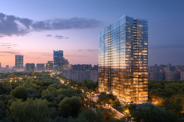 Modern commercial building